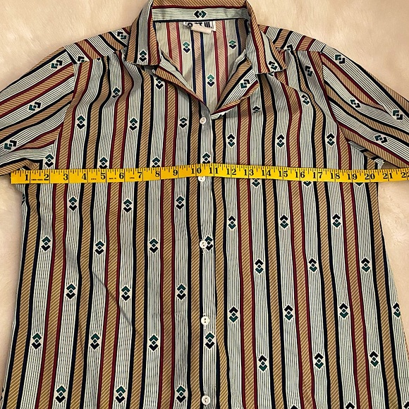 VINTAGE 70s ACT III BUTTON DOWN SHIRT - Picture 12 of 16